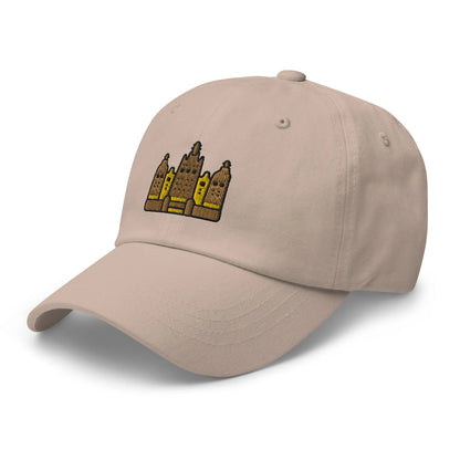 Malian Great Mosque Embroidered Dad Hat - The Global Wanderer