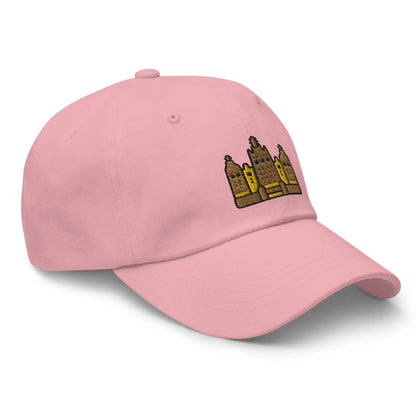 Malian Great Mosque Embroidered Dad Hat - The Global Wanderer