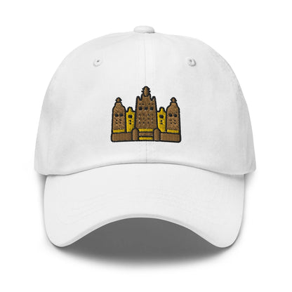 Malian Great Mosque Embroidered Dad Hat - The Global Wanderer