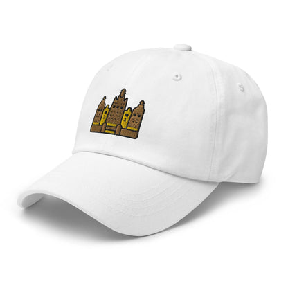 Malian Great Mosque Embroidered Dad Hat - The Global Wanderer