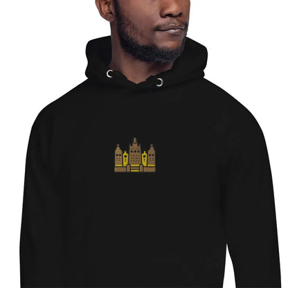 Malian Great Mosque Embroidered Hoodie - The Global Wanderer