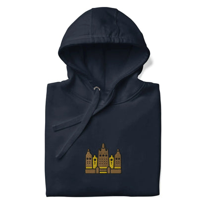 Malian Great Mosque Embroidered Hoodie - The Global Wanderer