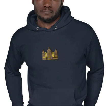 Malian Great Mosque Embroidered Hoodie - The Global Wanderer