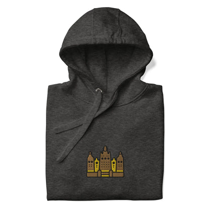 Malian Great Mosque Embroidered Hoodie - The Global Wanderer