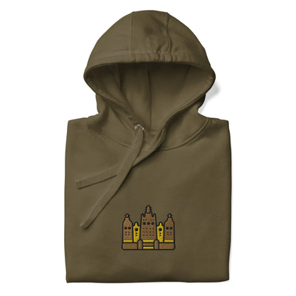 Malian Great Mosque Embroidered Hoodie - The Global Wanderer