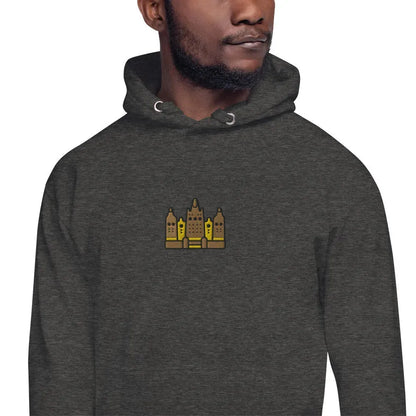 Malian Great Mosque Embroidered Hoodie - The Global Wanderer