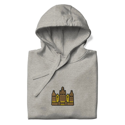 Malian Great Mosque Embroidered Hoodie - The Global Wanderer