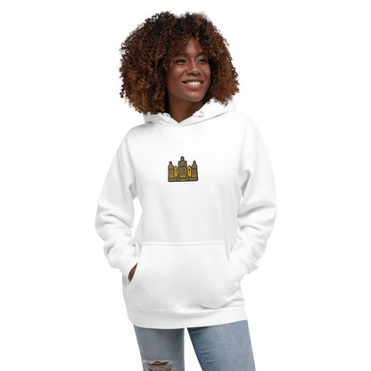 Malian Great Mosque Embroidered Hoodie - The Global Wanderer