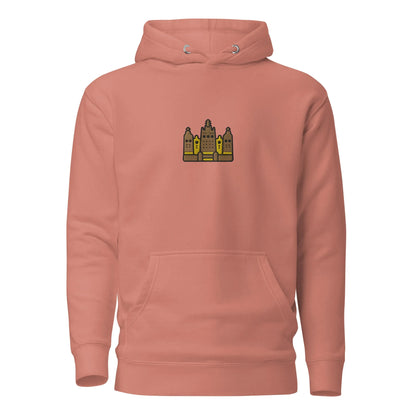 Malian Great Mosque Embroidered Hoodie - The Global Wanderer