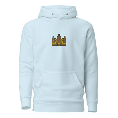 Malian Great Mosque Embroidered Hoodie - The Global Wanderer