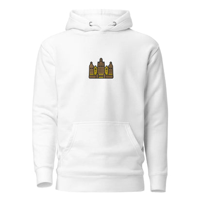 Malian Great Mosque Embroidered Hoodie - The Global Wanderer