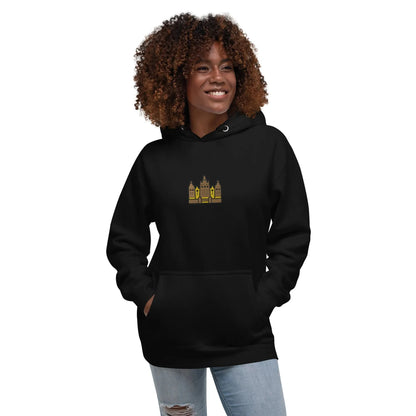 Malian Great Mosque Embroidered Hoodie - The Global Wanderer