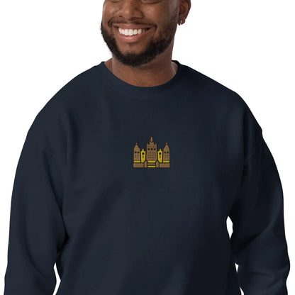 Malian Great Mosque Embroidered Sweatshirt - The Global Wanderer