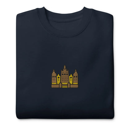 Malian Great Mosque Embroidered Sweatshirt - The Global Wanderer