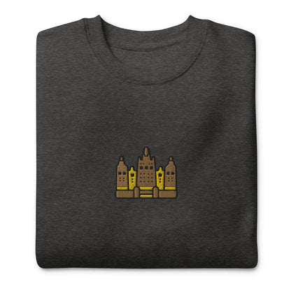 Malian Great Mosque Embroidered Sweatshirt - The Global Wanderer