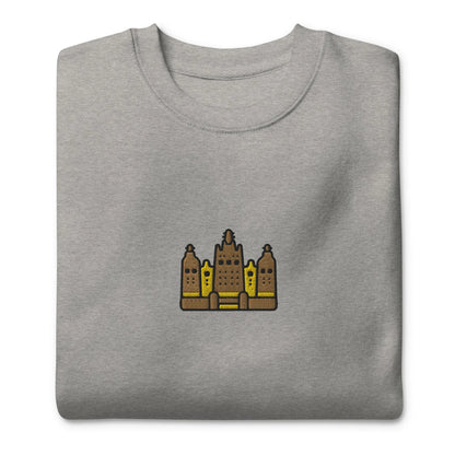 Malian Great Mosque Embroidered Sweatshirt - The Global Wanderer