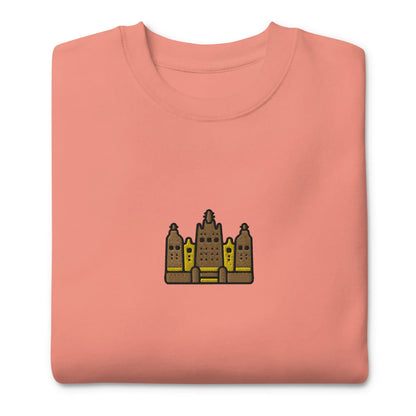 Malian Great Mosque Embroidered Sweatshirt - The Global Wanderer