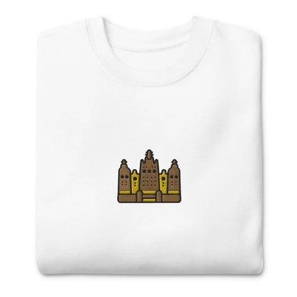 Malian Great Mosque Embroidered Sweatshirt - The Global Wanderer