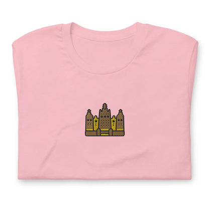 Malian Great Mosque Embroidered T-Shirt - The Global Wanderer