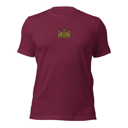 Malian Great Mosque Embroidered T-Shirt - The Global Wanderer