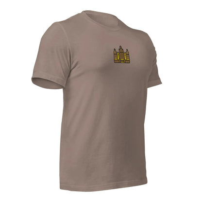 Malian Great Mosque Embroidered T-Shirt - The Global Wanderer