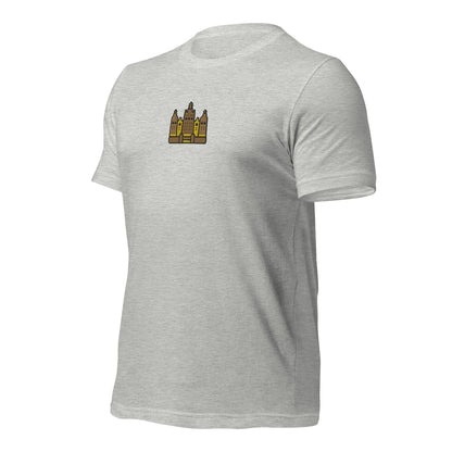 Malian Great Mosque Embroidered T-Shirt - The Global Wanderer