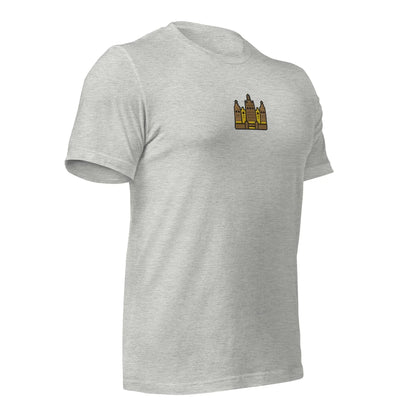 Malian Great Mosque Embroidered T-Shirt - The Global Wanderer