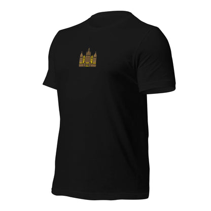 Malian Great Mosque Embroidered T-Shirt - The Global Wanderer