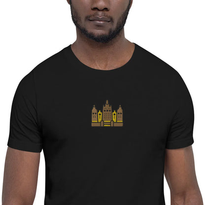 Malian Great Mosque Embroidered T-Shirt - The Global Wanderer