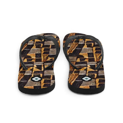 Malian Mud Cloth Flip Flops - The Global Wanderer