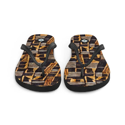 Malian Mud Cloth Flip Flops - The Global Wanderer