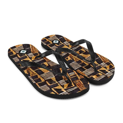 Malian Mud Cloth Flip Flops - The Global Wanderer