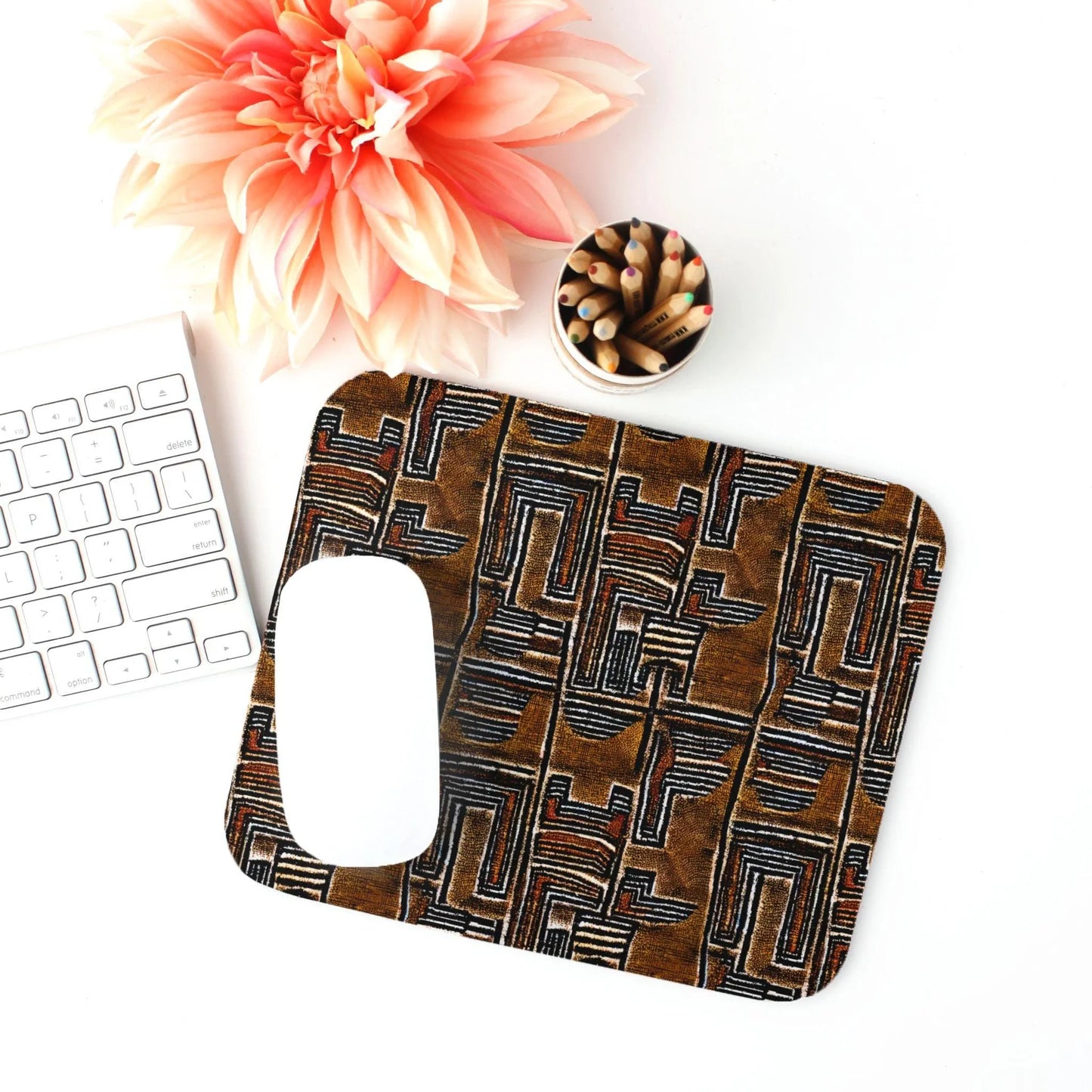 Malian Mud Cloth Mouse Pad - The Global Wanderer