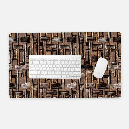 Malian Mud Cloth Print Desk Mat - The Global Wanderer