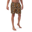 Malian Mud Cloth Recycled Men's Swim Trunks - The Global Wanderer