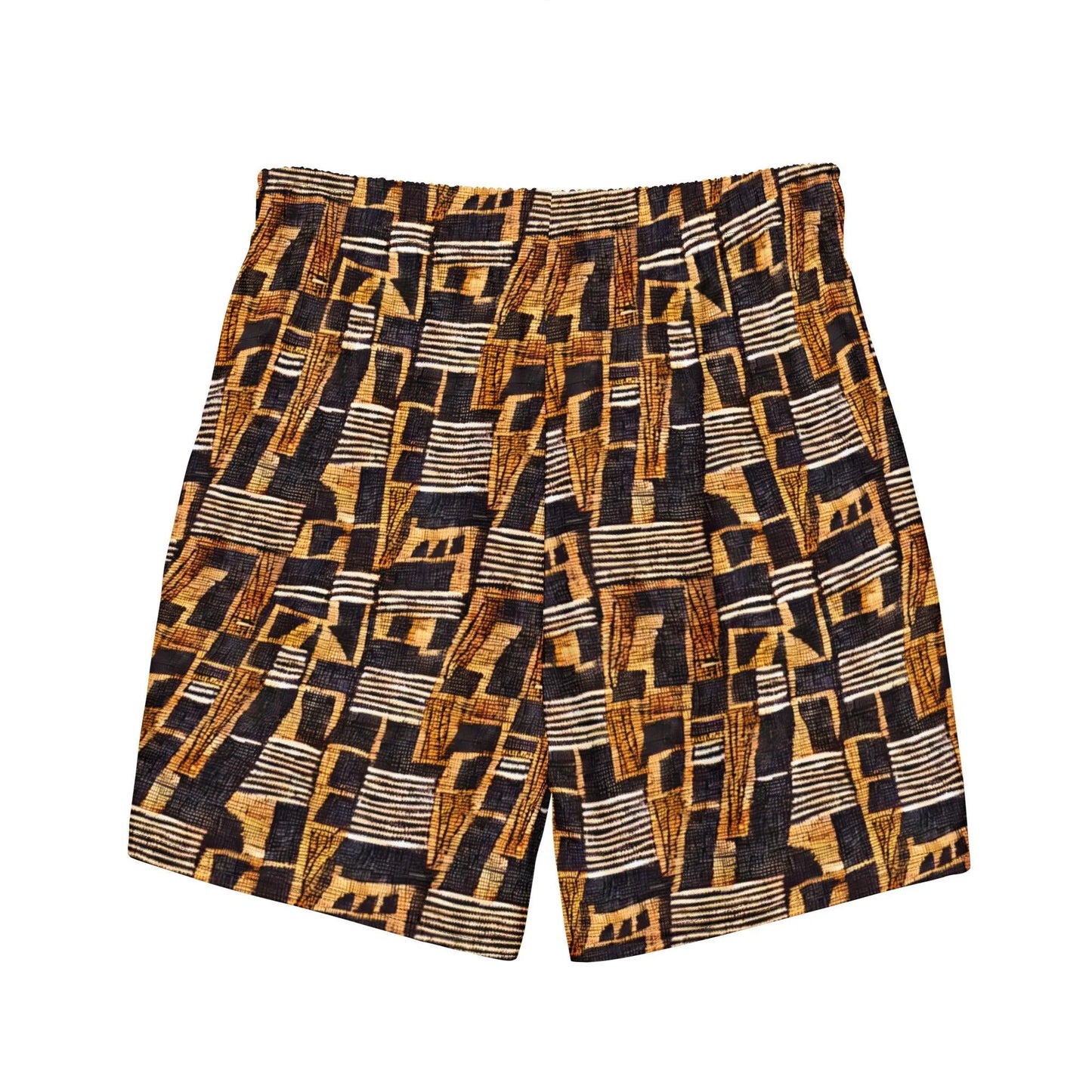 Malian Mud Cloth Recycled Men's Swim Trunks - The Global Wanderer