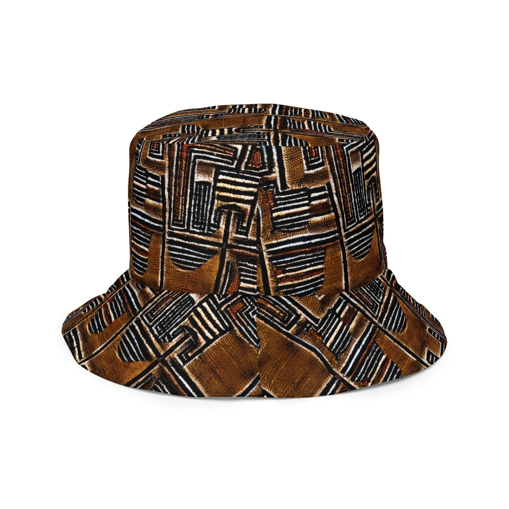 Malian Mud Cloth Reversible Bucket Hat - The Global Wanderer