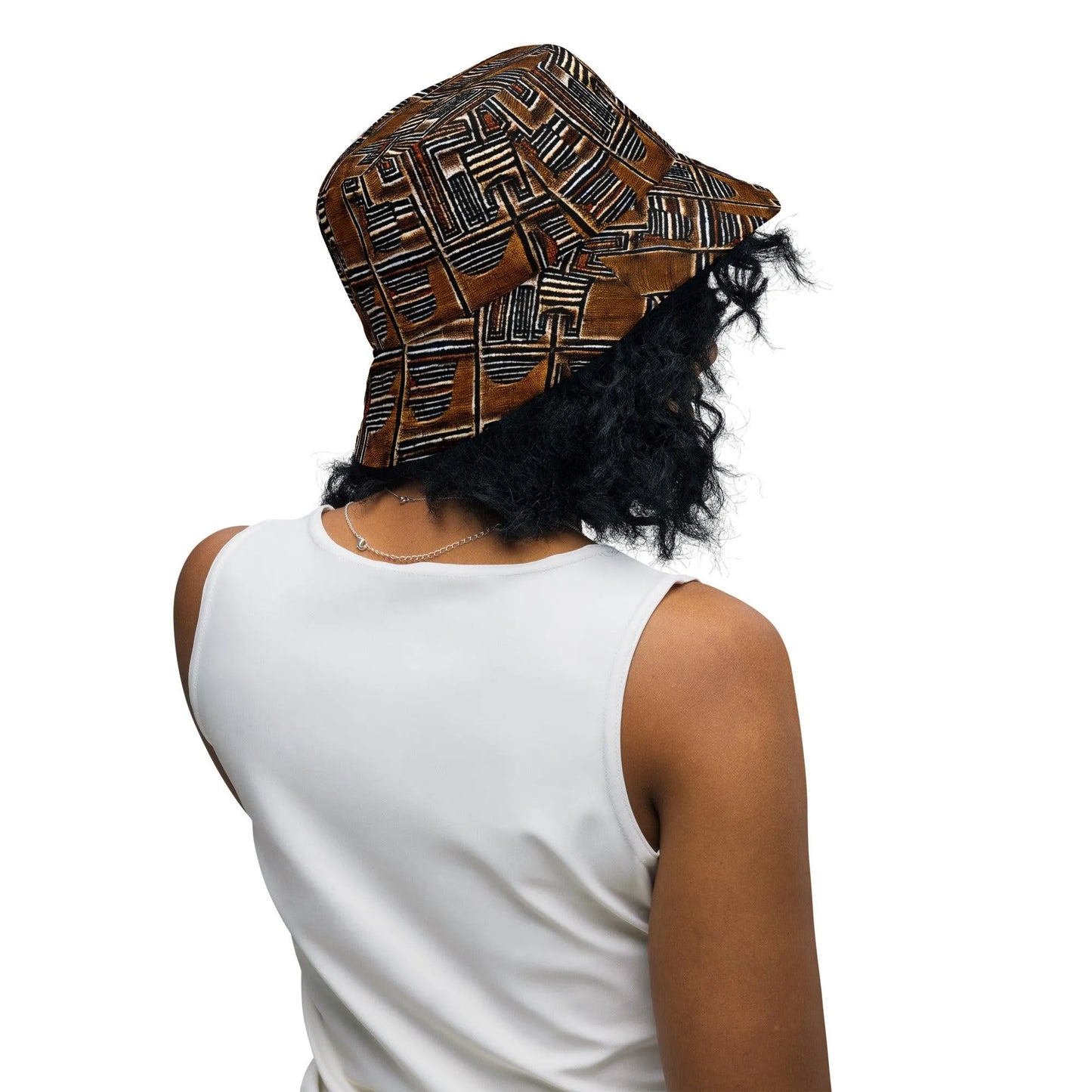 Malian Mud Cloth Reversible Bucket Hat - The Global Wanderer