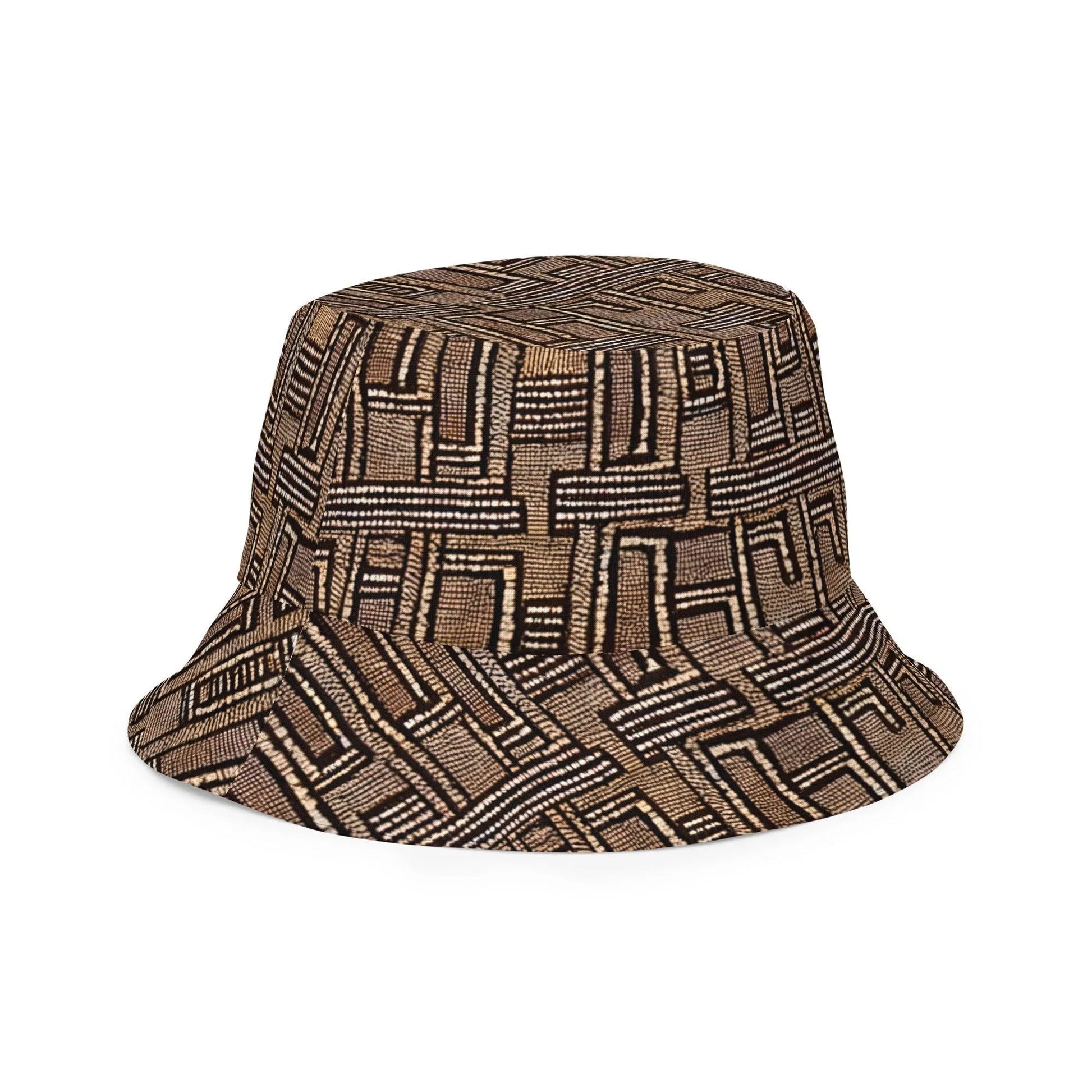 Malian Mud Cloth Reversible Bucket Hat - The Global Wanderer