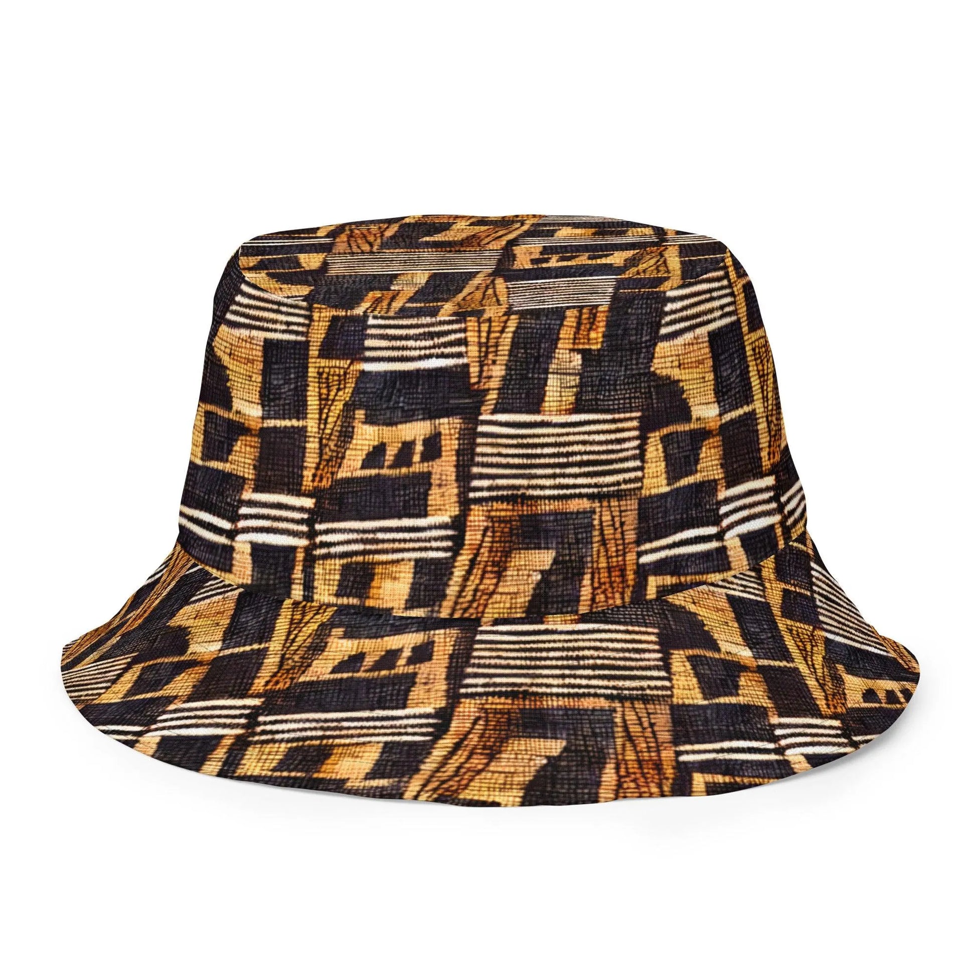 Malian Mud Cloth Reversible Bucket Hat - The Global Wanderer