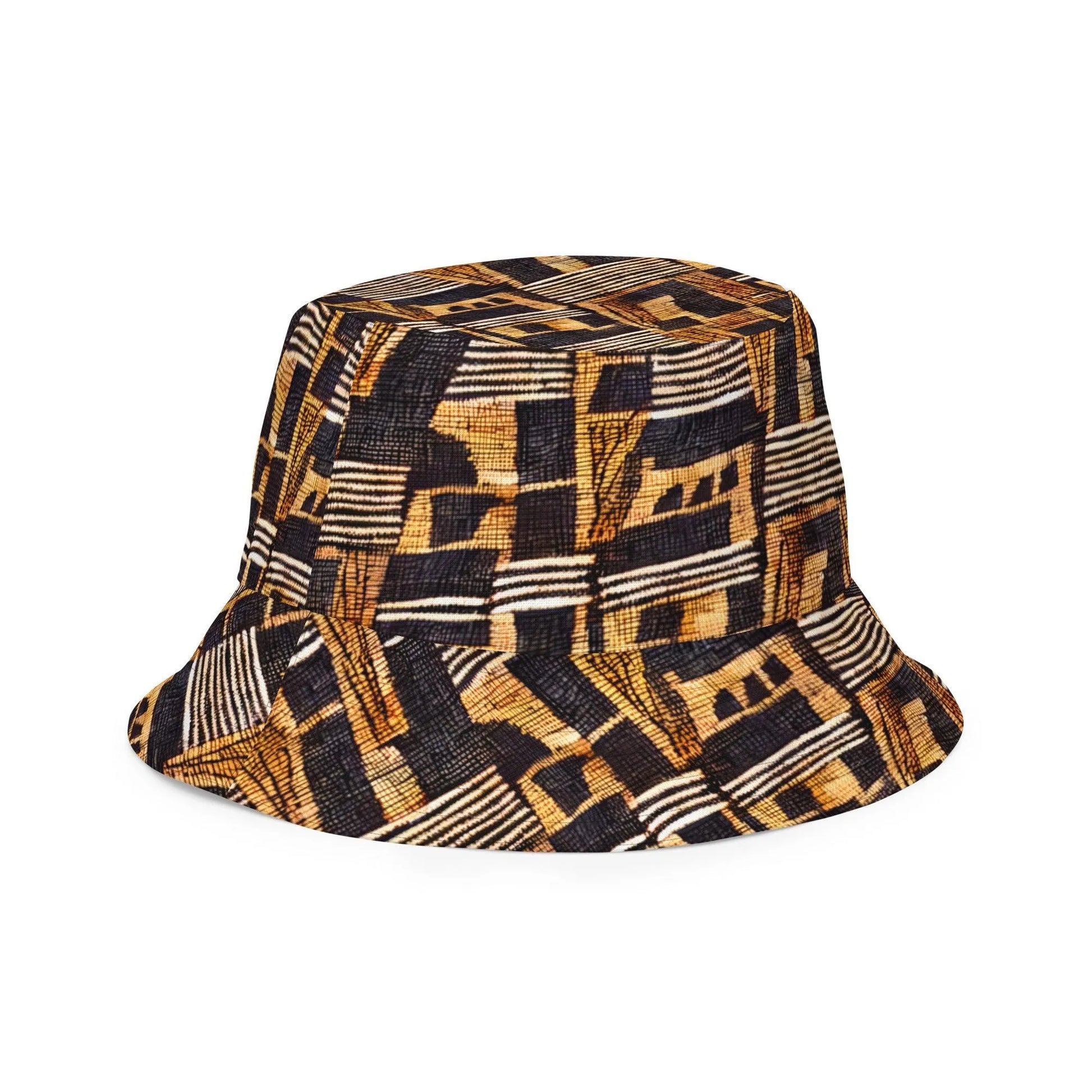 Malian Mud Cloth Reversible Bucket Hat - The Global Wanderer