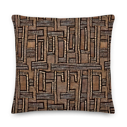 Malian Mud Cloth Throw Pillow - The Global Wanderer