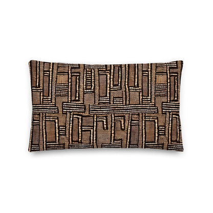 Malian Mud Cloth Throw Pillow - The Global Wanderer