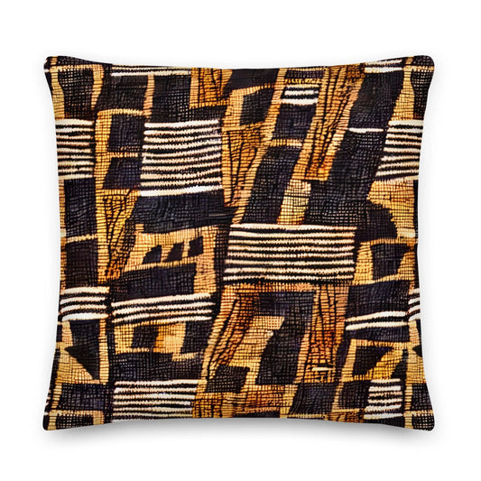 Malian Mud Cloth Throw Pillow - The Global Wanderer