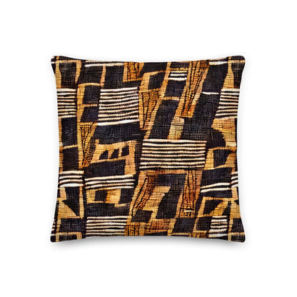 Malian Mud Cloth Throw Pillow - The Global Wanderer