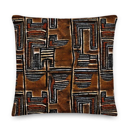 Malian Mud Cloth Throw Pillow - The Global Wanderer