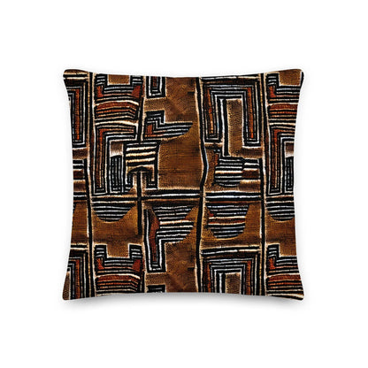 Malian Mud Cloth Throw Pillow - The Global Wanderer