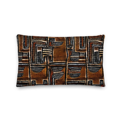 Malian Mud Cloth Throw Pillow - The Global Wanderer