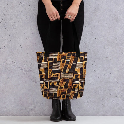 Malian Mud Cloth Tote Bag - The Global Wanderer