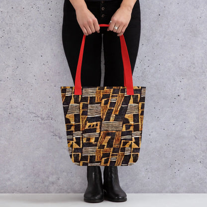 Malian Mud Cloth Tote Bag - The Global Wanderer